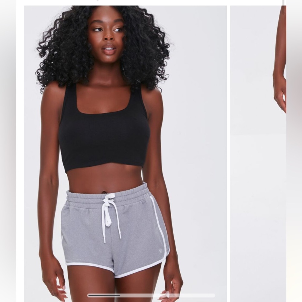 Active Contrast-Trim Dolphin Shorts 🐬🩶